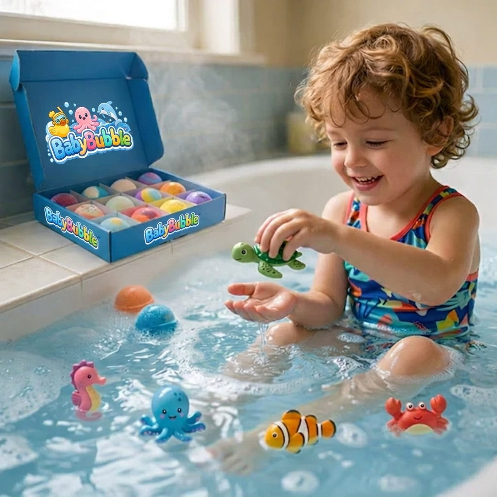 BabyBubble™ Surprise Bath Bombs for Kids